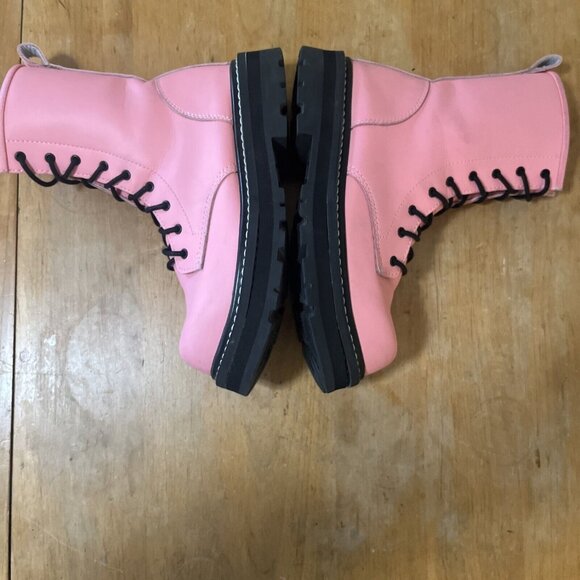 Avenger N7528 Women's Work Boots Fortune Pink Size 10 Oil Resistant Grunge - Picture 9 of 12